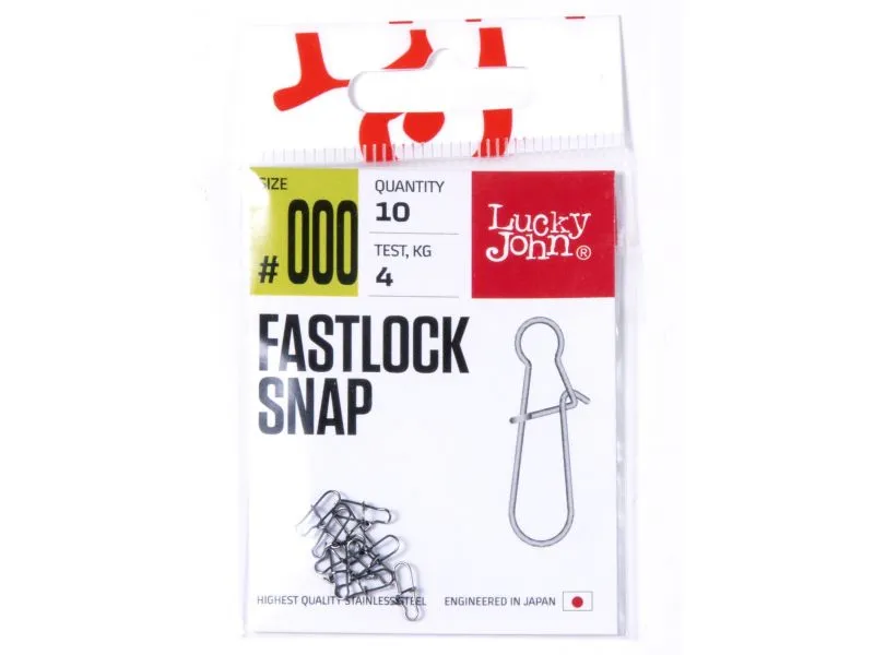 Застежки LJ Pro Series FASTLOCK SNAP 0000 10шт. купить в Казани с доставкой по России в рыболовном интернет-магазине Spinningistlife