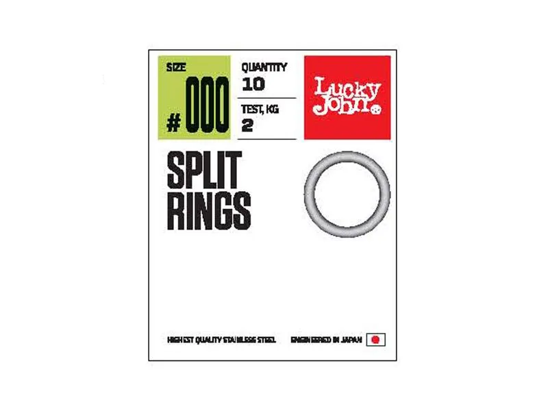 Кольца заводные Lucky John Pro Series Split Ring купить в Казани с доставкой по России в рыболовном интернет-магазине Spinningistlife