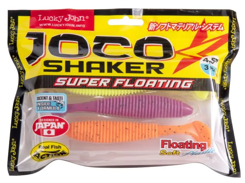 Виброхвосты съедобные LJ Pro Series Joco Shaker 4.5in(11.43)/MIX2 3шт