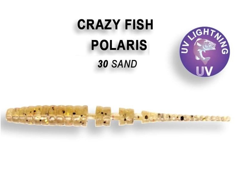 Силиконовая приманка Crazy Fish Polaris 1.8" 5-45-30-4